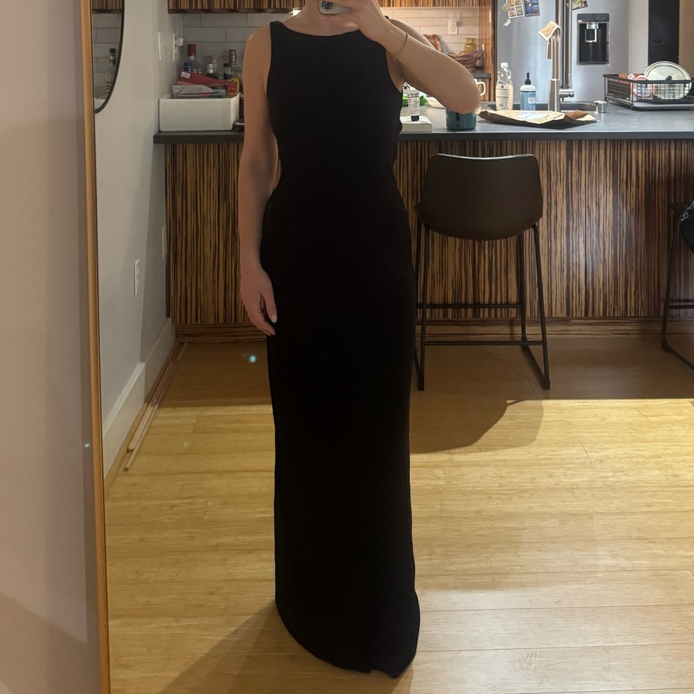 Vintage Lauren Ralph Lauren Classic Black Maxi Dress